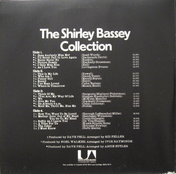 Shirley Bassey : The Shirley Bassey Collection (2xLP, Comp, Gat)