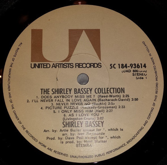 Shirley Bassey : The Shirley Bassey Collection (2xLP, Comp, Gat)