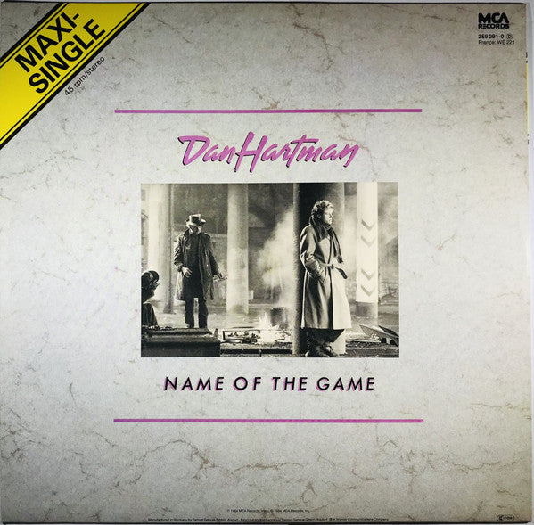 Dan Hartman : Name Of The Game (12", Maxi)
