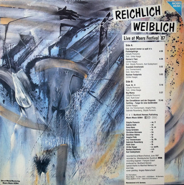 Reichlich Weiblich : Live At Moers Festival '87 (LP, Album)