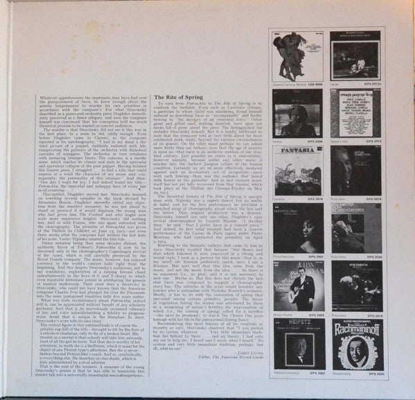 Igor Stravinsky - Seiji Ozawa, Boston Symphony Orchestra / Chicago Symphony Orchestra : The Great Stravinsky Ballets (The Firebird • Petrouchka • The Rite Of Spring) (2xLP, Comp, Gat)