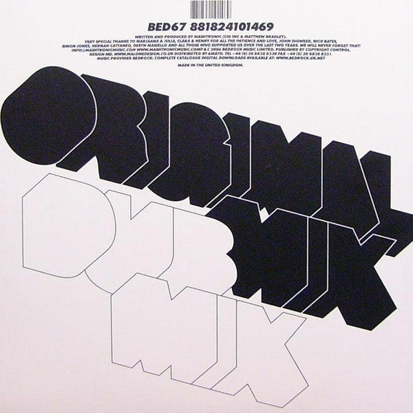 Mashtronic : Bionic Funk (12")
