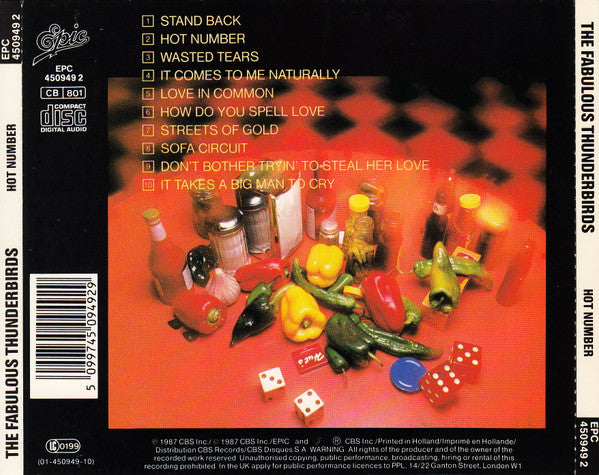 The Fabulous Thunderbirds : Hot Number (CD, Album)