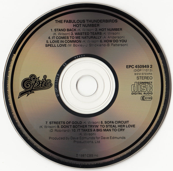 The Fabulous Thunderbirds : Hot Number (CD, Album)