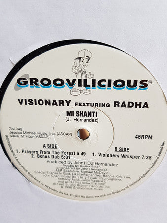 Visionary (6) Featuring Radha (2) : Mi Shanti (12")