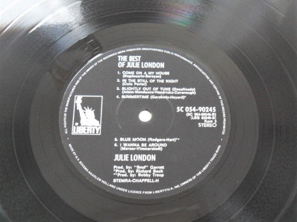 Julie London : The Best Of Julie London (LP, Comp)