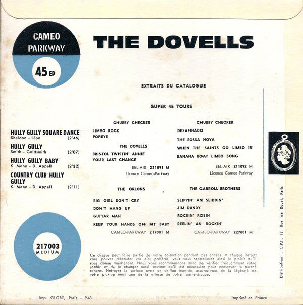 The Dovells : The Dovells (7", EP)