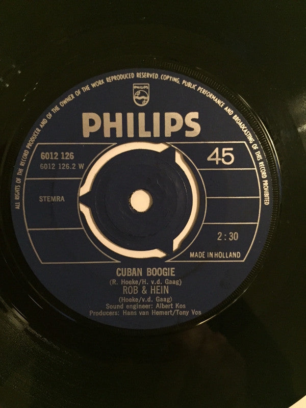 Rob Hoeke & Hein van der Gaag : Small Talk To My Son (7")