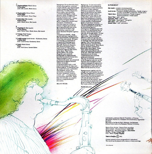 Supergroup (4) : Supergroup Live (LP, Album)