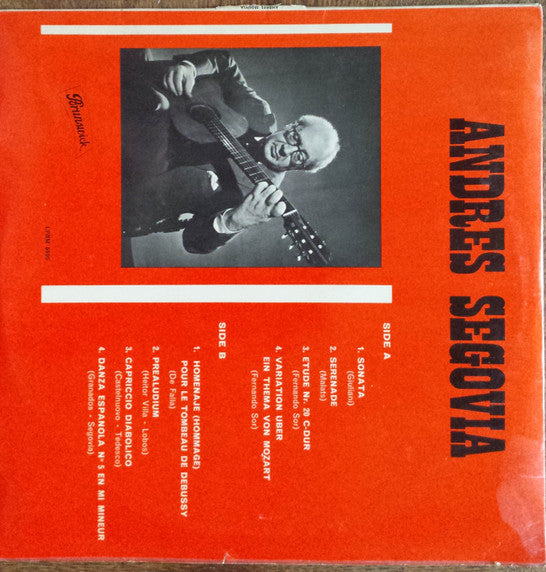 Andrés Segovia : Andres Segovia (LP, Album)