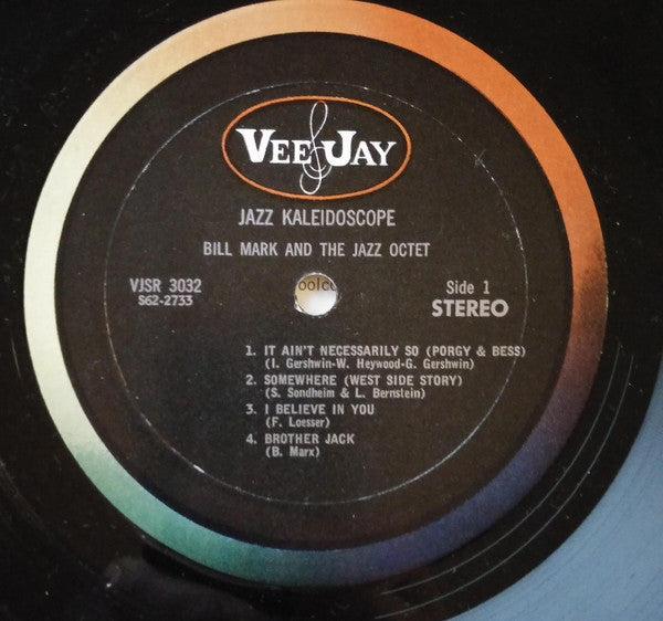 Bill Marx And The Jazz Octet : Jazz Kaleidoscope (LP, Album)