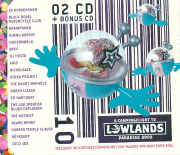 Various : A Campingflight To Lowlands Paradise 2002 (3xCD, Comp, Promo)