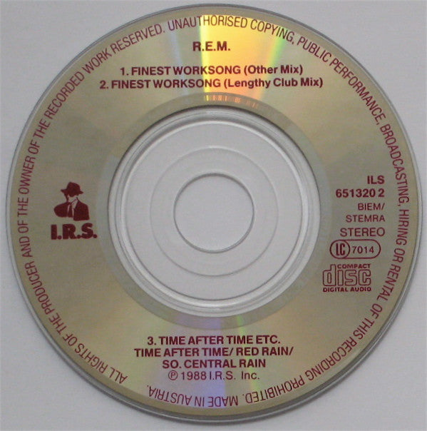R.E.M. : Finest Worksong (CD, Mini, Single)