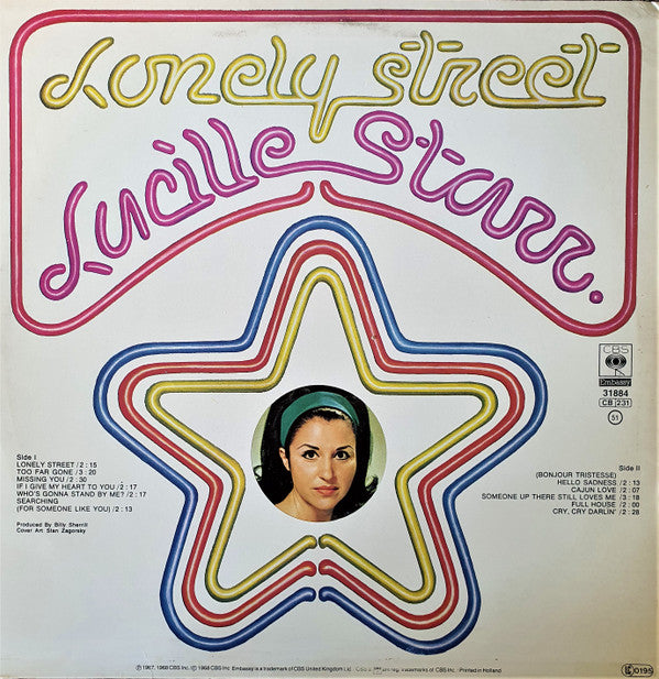 Lucille Starr : Lonely Street (LP, Album)