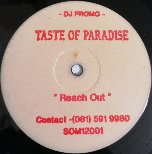 Taste Of Paradise : Reach Out (12", Promo)