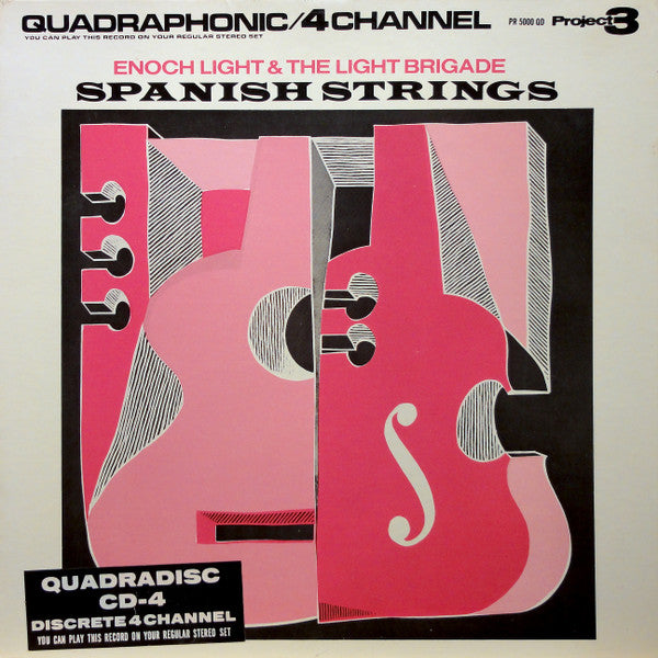 Enoch Light & The Light Brigade* : Spanish Strings (LP, Album, Quad, CD-)