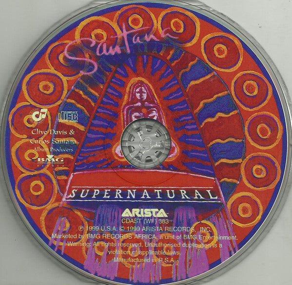 Santana : Supernatural (CD, Album)