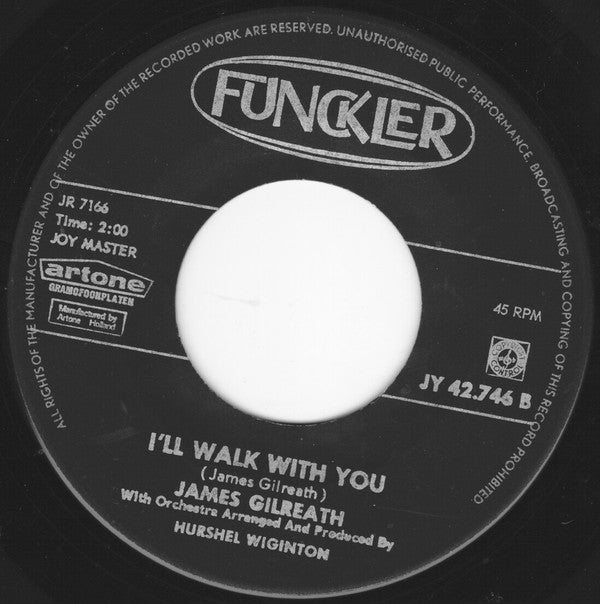 James Gilreath : Little Band Of Gold / I'll Walk With You (7", Single)