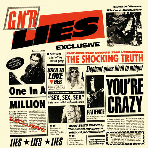 Guns N' Roses : G N' R Lies (CD, Album, RE)