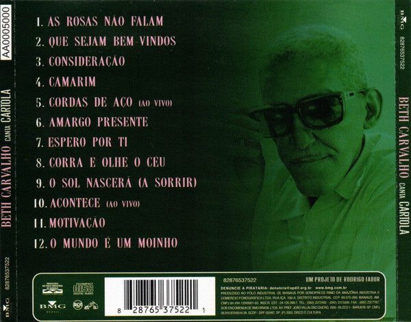 Beth Carvalho : Canta Cartola (CD, Comp)