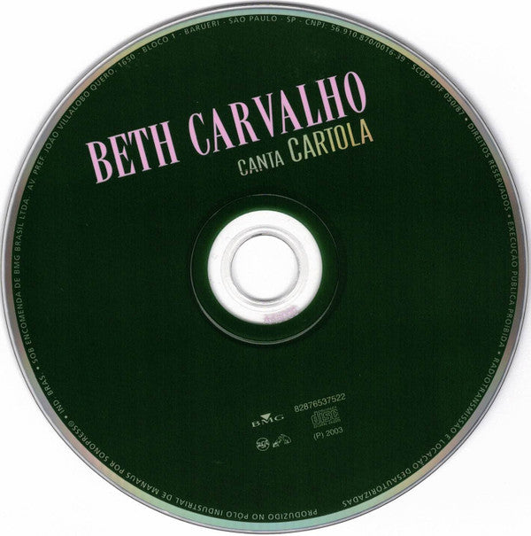 Beth Carvalho : Canta Cartola (CD, Comp)
