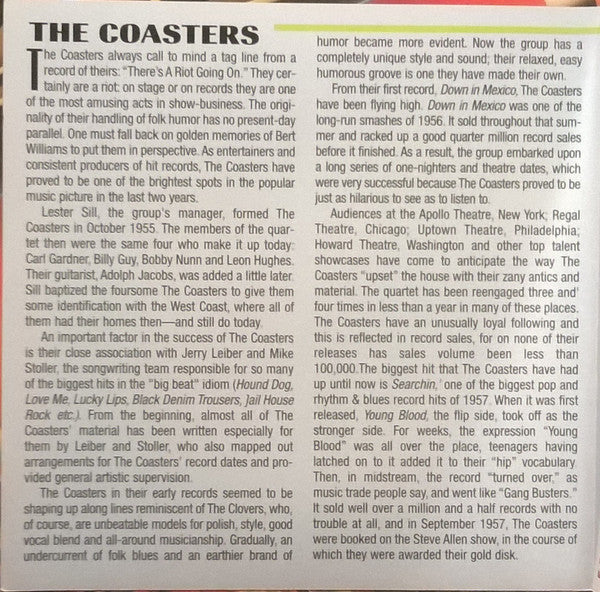 The Coasters : The Coasters / One By One (CD, Comp)