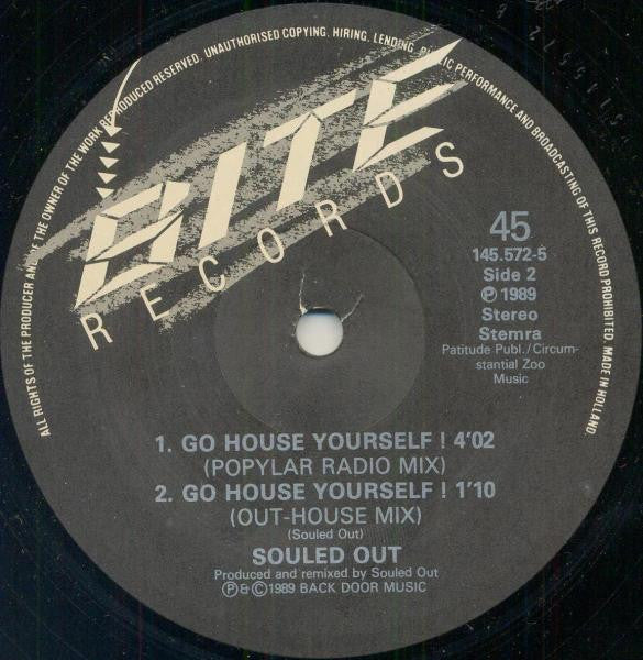 Souled Out (10) : Go House Yourself! (12", Single)