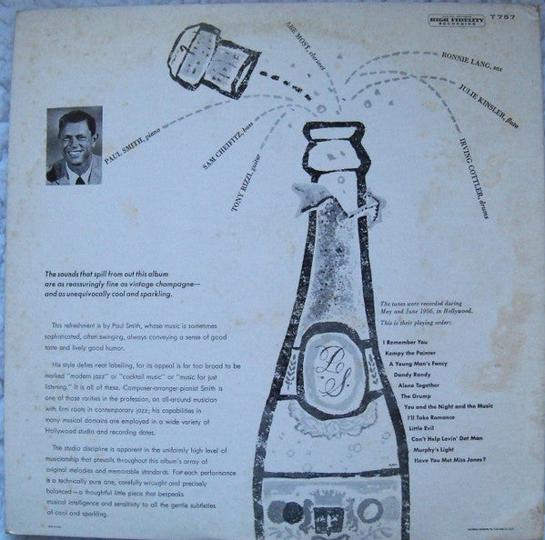 Paul Smith (5) : Cool And Sparkling (LP, Album)