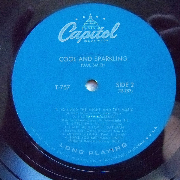 Paul Smith (5) : Cool And Sparkling (LP, Album)