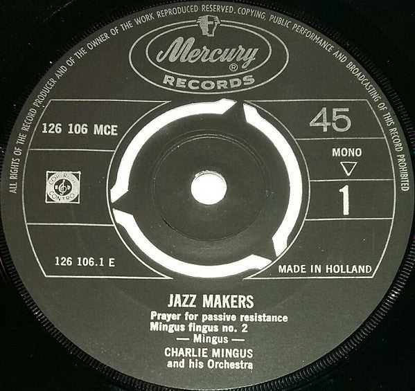 Charles Mingus : Jazz Makers (7", EP)