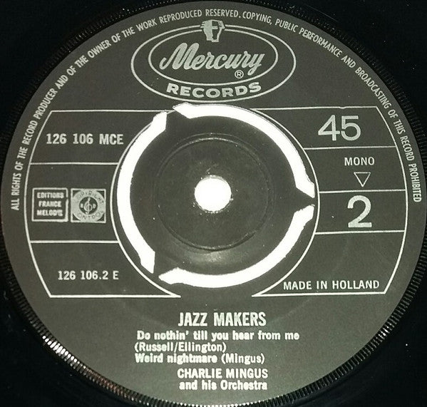 Charles Mingus : Jazz Makers (7", EP)