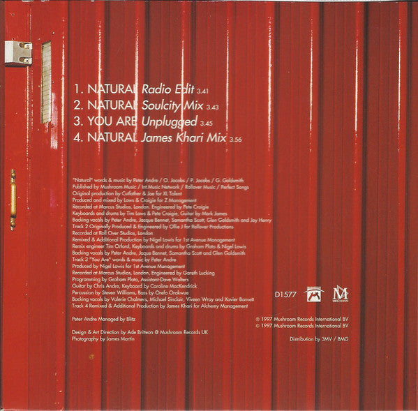 Peter Andre : Natural (Minimax, Single, CD1)