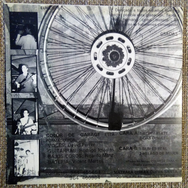 Color De Garaje : Color De Garaje (7", EP)