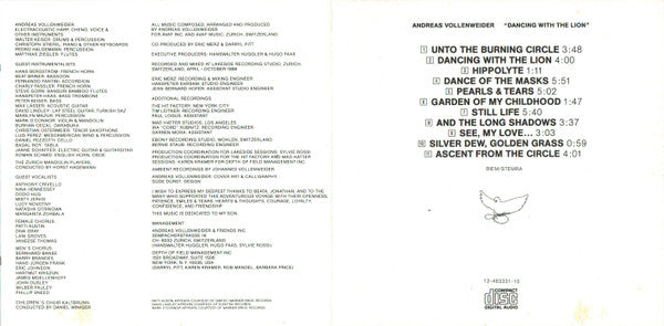 Andreas Vollenweider : Dancing With The Lion (CD, Album)