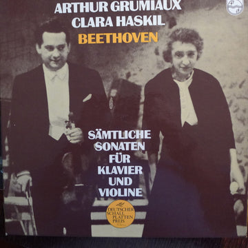 Arthur Grumiaux, Clara Haskil, Ludwig van Beethoven : Sämtliche Sonaten Für Klavier Und Violine (4xLP, RE + Box)