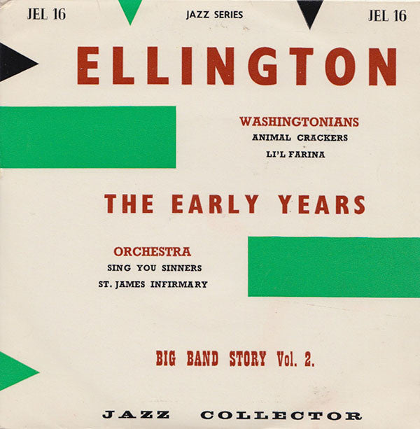 Duke Ellington And His Washingtonians, Duke Ellington And His Orchestra : The Early Years (7", EP)