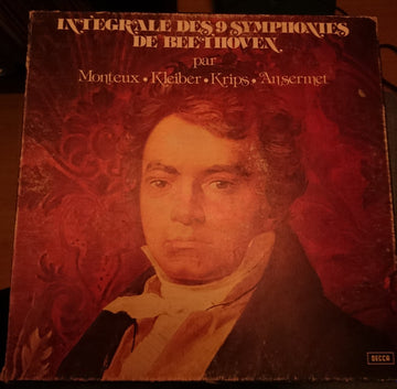 Ludwig van Beethoven : Intégrale des 9 symphonies de Beethoven par Monteux, Kleiber, Krips, Ansermet (7xLP, Comp)