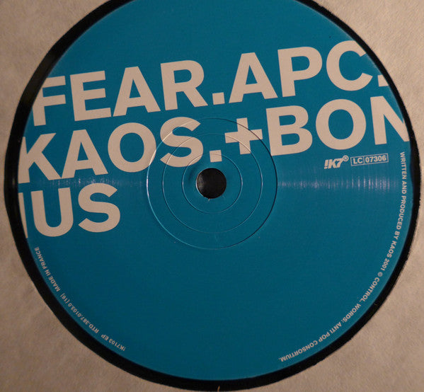 Antipop Consortium / Kaos (6) / Patrick Pulsinger : Fear (12", EP)