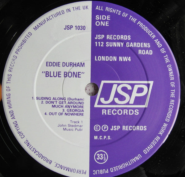 Eddie Durham : Blue 'Bone (LP, Album)