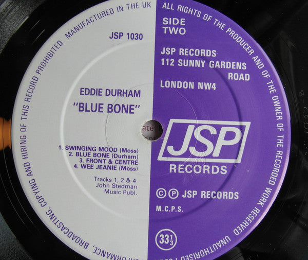 Eddie Durham : Blue 'Bone (LP, Album)