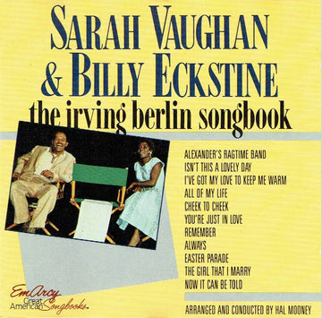 Sarah Vaughan & Billy Eckstine : The Irving Berlin Songbook (CD, Album, RE, RM)