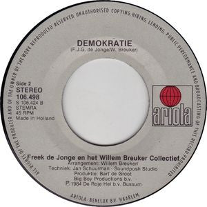 Freek de Jonge & Willem Breuker Kollektief : (Wij Zijn) De Kleine Zwervers (7", The)