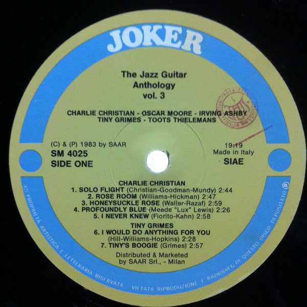 Various : The Jazz Guitar Anthology Vol. 3 (LP, Comp)