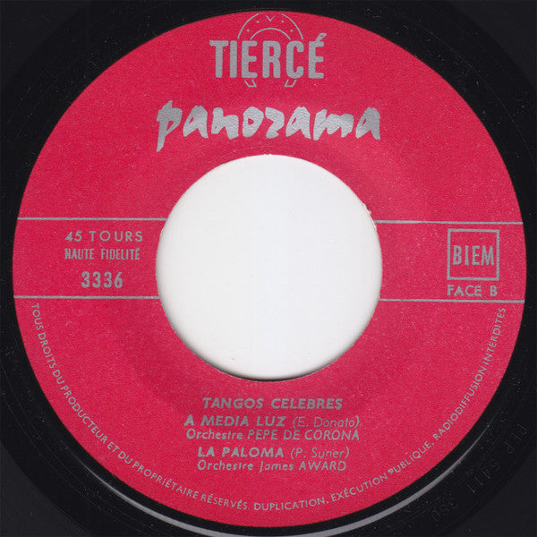 L'Orchestre Pepe De Corona, James Award Et Son Orchestre : Adios Muchachos / A Media Luz (7", Single)