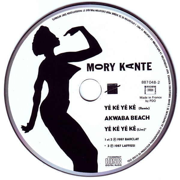 Mory Kanté : Yé Ké Yé Ké (CD, Single)