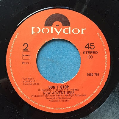 New Adventures : Don't Want You (7", Single)