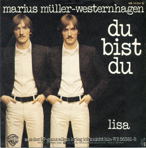 Marius Müller-Westernhagen : Du Bist Du (7", Single)