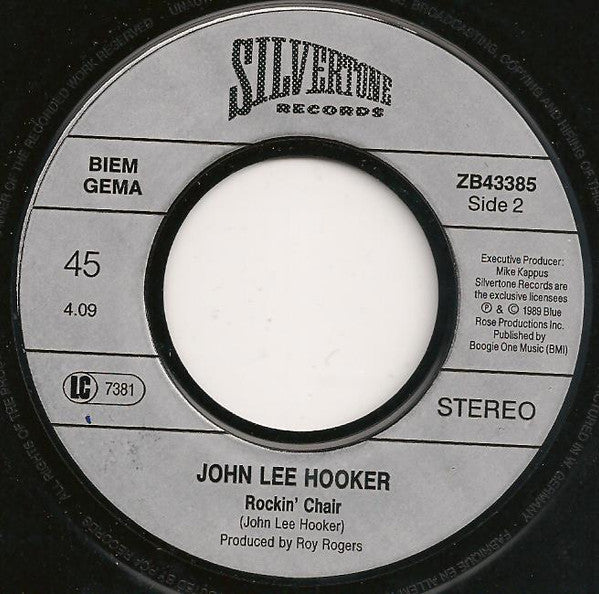 John Lee Hooker With Santana : The Healer (7", Single)