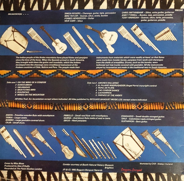 Incantation (2) : On The Wing Of A Condor (LP, Album)