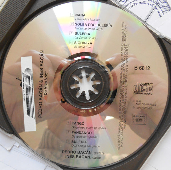 Pedro Bacán & Inés Bacán : De Viva Voz (CD, Album)
